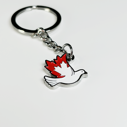 Dove Keychain