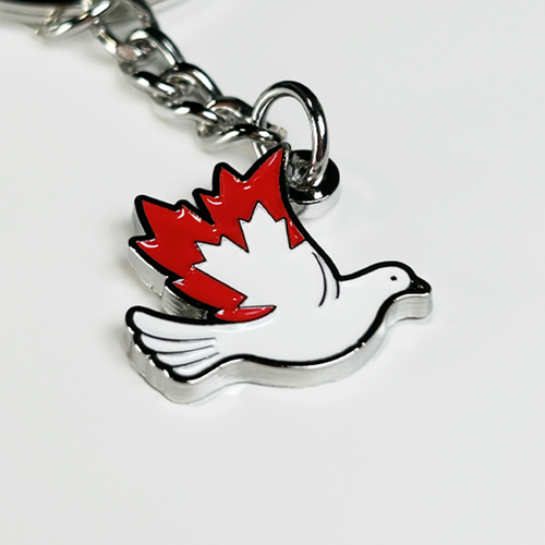 Dove Keychain